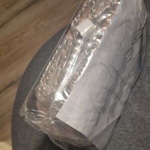 Silver Quilted Handbag